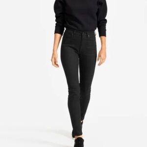Everlane Black High Rise Skinny Jeans Size 25